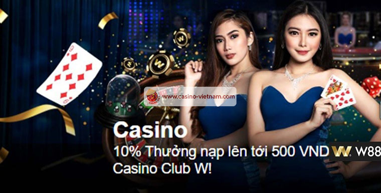 trò chơi casino phổ biến tại w88