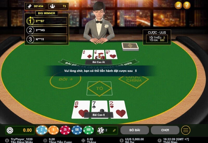 three card poker at w88