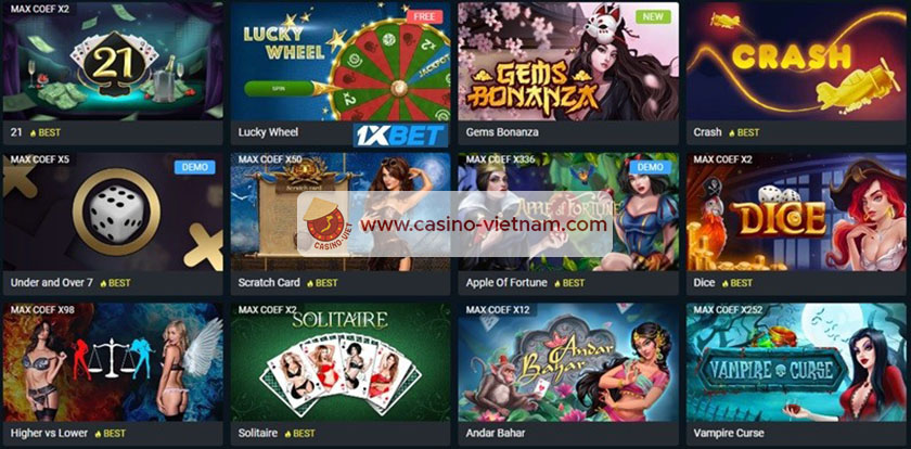 1XBET Casino Gaming